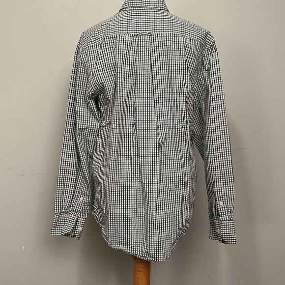 Izod Men's Multicolor Plaid Long Sleeve Button Up Shirt - Picture 4 of 9